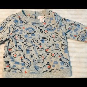 5/$20 3-6 month Cat & Jack grey crew sweatshirt